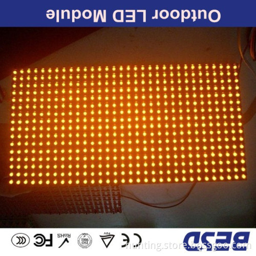 BESD- P10 yellow single color led modules